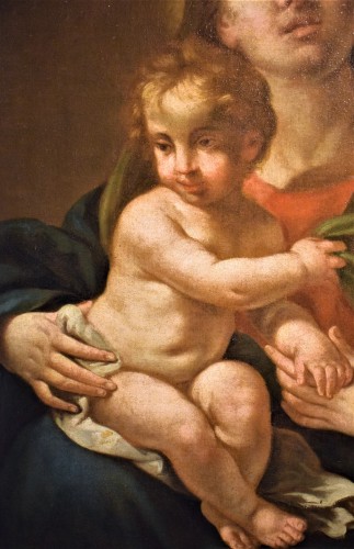 Vierge à l'enfant - Francesco de Mura (Naples,1696 –1782) atelier - Romano Ischia